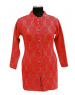 Women Long coat Red designer long coat